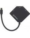 Manhattan Konwerter adapter Mini DisplayPort miniDP na HDMI/DVI/VGA M/F czarny - nr 22