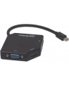 Manhattan Konwerter adapter Mini DisplayPort miniDP na HDMI/DVI/VGA M/F czarny - nr 25