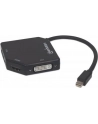 Manhattan Konwerter adapter Mini DisplayPort miniDP na HDMI/DVI/VGA M/F czarny - nr 27