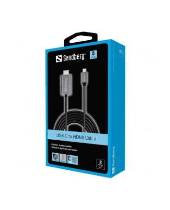 Sandberg Kabel USB-C - HDMI 2M nr 2