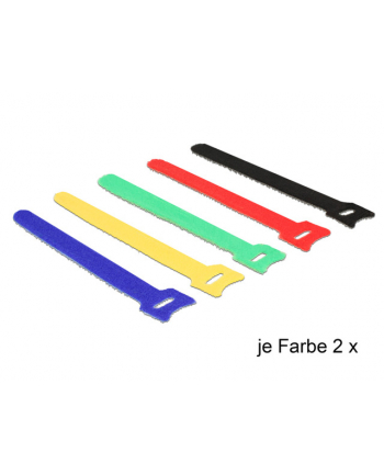 Delock opaski kolorowe rzepy, dł. 150 x szer. 12mm, 10 szt. nr 2