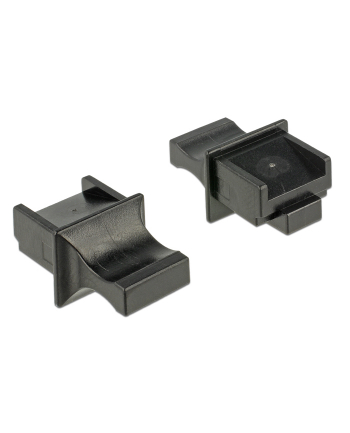 Delock Osłona przeciwkurzowa gniazda RJ45 żeńskiego z uchwytem 10 szt. czarna nr 2