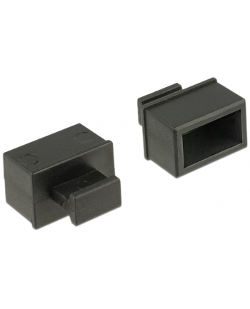 Delock Osłona przeciwkurzowa gniazdo SFP z uchwytem 10 szt. czarna nr 1