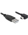 Delock kabel kątowy USB 2.0 AM -> USB mini-BM 90'' 5m black - nr 17