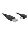 Delock kabel kątowy USB 2.0 AM -> USB mini-BM 90'' 5m black - nr 19