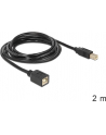 Delock Kabel Przedłużacz USB 2.0 (BM) - USB 2.0 (BF) 2m - nr 7