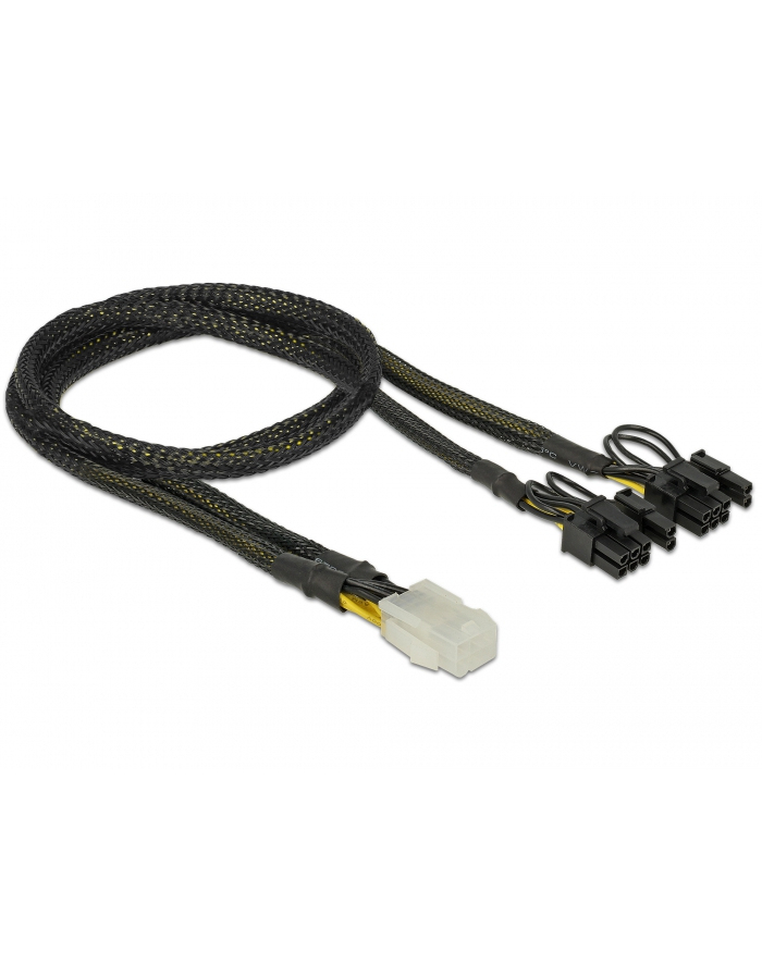 Delock PCI Express kabel zasilający 6-pinowe żeński > 2 x 8-pinowe męski 30 cm główny