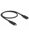 Delock przedłużacz USB Typ-C AM-AF;  0,2m, czarny - nr 5