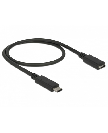 Delock przedłużacz USB Typ-C AM-AF;  0,2m, czarny nr 2