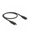 Delock przedłużacz USB Typ-C AM-AF;  0,2m, czarny - nr 13