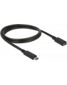 Delock przedłużacz USB Typ-C AM-AF;  1,0m, czarny - nr 27
