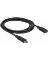 Delock przedłużacz USB Typ-C AM-AF;  1,5m, czarny - nr 20