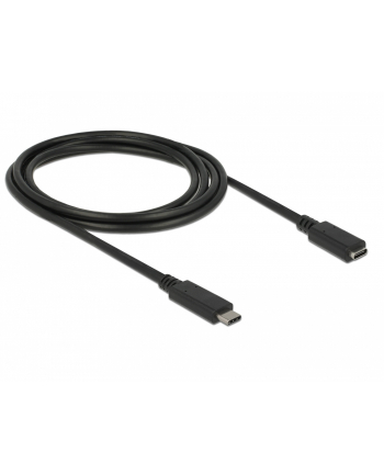 Delock przedłużacz USB Typ-C AM-AF;  2,0m, czarny nr 2
