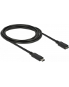 Delock przedłużacz USB Typ-C AM-AF;  2,0m, czarny - nr 26