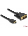Delock kabel DVI(M) - HDMI(M) 1,5m, czarny - nr 21