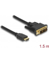 Delock kabel DVI(M) - HDMI(M) 1,5m, czarny - nr 25