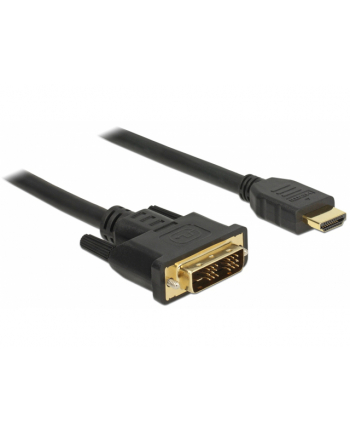 Delock kabel DVI(M) - HDMI(M) 5,0m, czarny