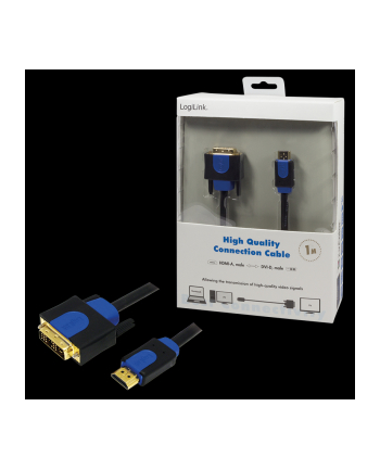 LOGILINK Kabel HDMI-DVI High Quality 1m