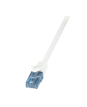 LOGILINK Patch cord U/UTP;cat.6A; wtyk RJ45-cat.6; EconLine; dł.0,25m;biały