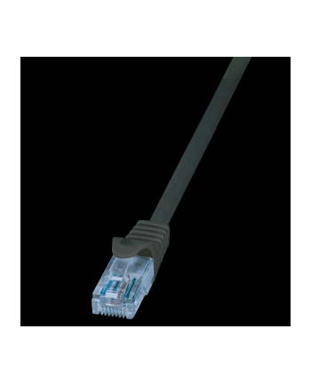 LOGILINK Patch cord U/UTP;cat.6A; wtyk RJ45-cat.6; EconLine; dł.0,25m;czarny