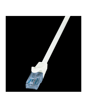 LOGILINK Patch cord U/UTP;cat.6A; wtyk RJ45-cat.6; EconLine; dł.0,5m;biały nr 1