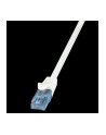 LOGILINK Patch cord U/UTP;cat.6A; wtyk RJ45-cat.6; EconLine; dł.2m;biały - nr 1