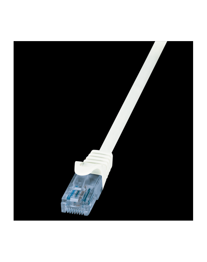 LOGILINK Patch cord U/UTP;cat.6A; wtyk RJ45-cat.6; EconLine; dł.7,5m;biały główny