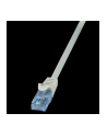 LOGILINK Patch cord U/UTP;cat.6A; wtyk RJ45-cat.6; EconLine; dł.7,5m;szary - nr 1