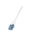 LOGILINK Patch cord U/UTP;cat.6A; wtyk RJ45-cat.6; EconLine; dł.10m; biały - nr 2