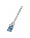 LOGILINK Patch cord U/UTP;cat.6A; wtyk RJ45-cat.6; EconLine; dł.10m;szary - nr 5