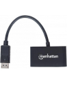 Manhattan Konwerter adapter DisplayPort DP na HDMI/VGA M/F pasywny czarny - nr 19