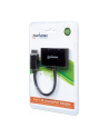 Manhattan Konwerter adapter DisplayPort DP na HDMI/VGA M/F pasywny czarny - nr 20