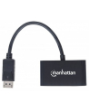 Manhattan Konwerter adapter DisplayPort DP na HDMI/VGA M/F pasywny czarny - nr 9