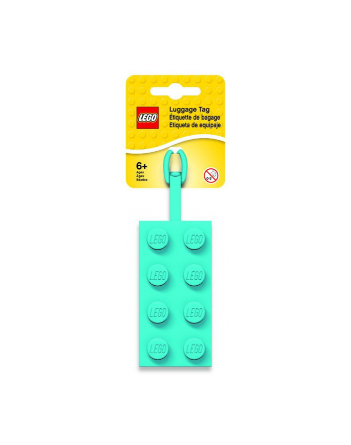 Zawieszka do bagazu Lazurowy klocek LEGO główny