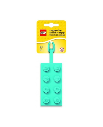 Zawieszka do bagazu Lazurowy klocek LEGO nr 1