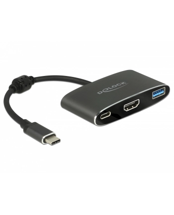 Delock adapter USB Typ-C - USB 3.1 + USB Typ-C+ HDMI (F) 4K (DP Alt Mode) nr 2