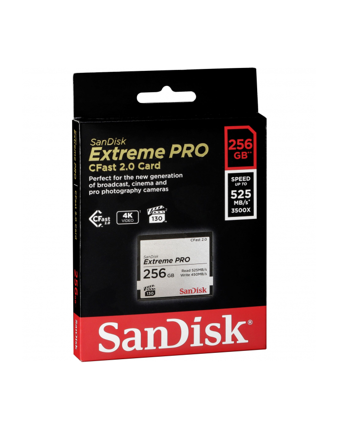 Sandisk KARTA EXTREME PRO CFAST 2.0 256 GB 525MB/s VPG130 główny