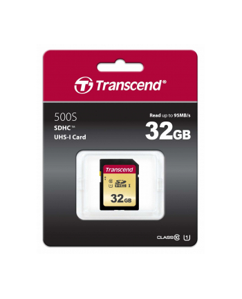 Transcend karta pamięci Micro SDHC 32GB Class 10 ( 95MB/s ) + adapter