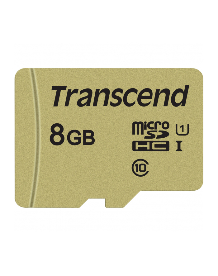 Transcend karta pamięci Micro SDHC 8GB Class 10 ( 95MB/s ) + adapter główny