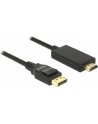 Delock kabel Displayport 1.2 (M) - HDMI-A (M) pasywny 1m; czarny - nr 15