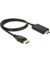 Delock kabel Displayport 1.2 (M) - HDMI-A (M) pasywny 1m; czarny - nr 17