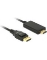 Delock kabel Displayport 1.2 (M) - HDMI-A (M) pasywny 1m; czarny - nr 18