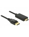 Delock kabel Displayport 1.2 (M) - HDMI-A (M) pasywny 1m; czarny - nr 6