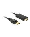 Delock kabel Displayport 1.2 (M) - HDMI-A (M) pasywny 1m; czarny - nr 9