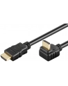 Techly Kabel monitorowy HDMI-HDMI M/M 1.4 Ethernet kątowy ekranowany 5m czarny - nr 2