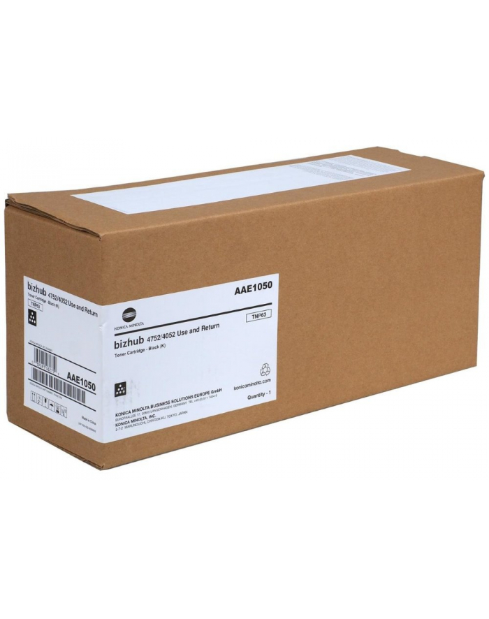 Toner Konica Minolta TNP-63 UAR | 25000 pages | Black | Bizhub 4052 4752 główny