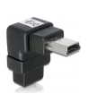 Delock adapter USB mini M-> USB mini F, kątowy 90° dół - nr 21