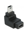 Delock adapter USB mini M-> USB mini F, kątowy 90° dół - nr 23