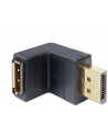 Delock adapter Displayport (M) - Dplayport (F) kątowy 90- dół - nr 12
