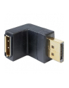 Delock adapter Displayport (M) - Dplayport (F) kątowy 90- dół - nr 3